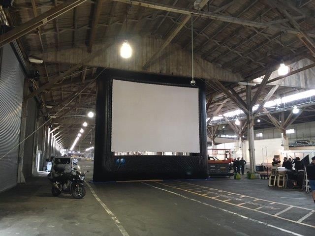 Big Screen Blowup indoor at event